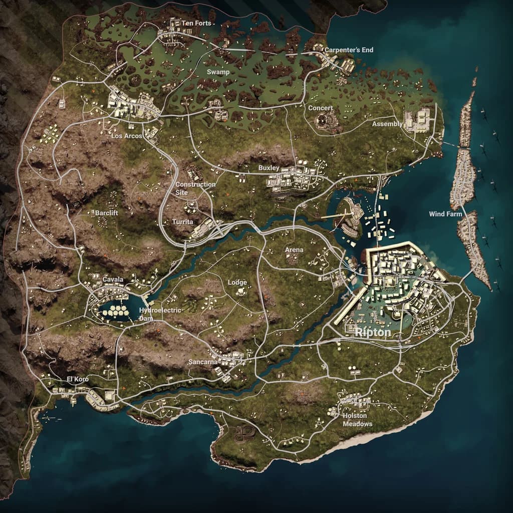 帝斯顿地图
